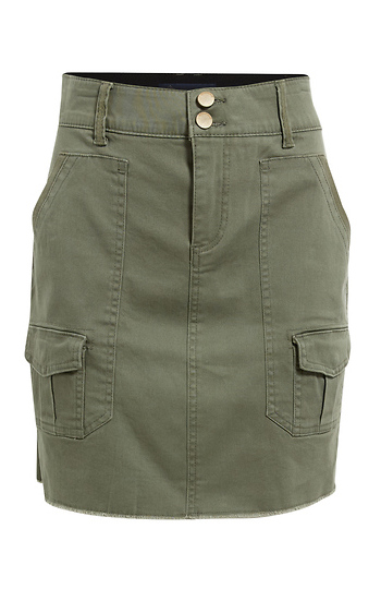 Democracy Double Button Skirt Slide 1