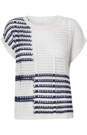Multi Crochet Print Top Slide 1