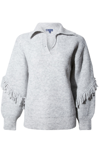 Democracy Fringe Sweater Slide 1