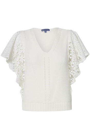 Democracy V-Neck Top Slide 1
