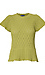 FLOUNCE SHORT SLEEVE, ROUND NECK, PEPLUM CROCHET SWEATER TOP Thumb 1
