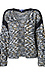 Democracy Metallic Open Front Sweater Cardigan Thumb 1
