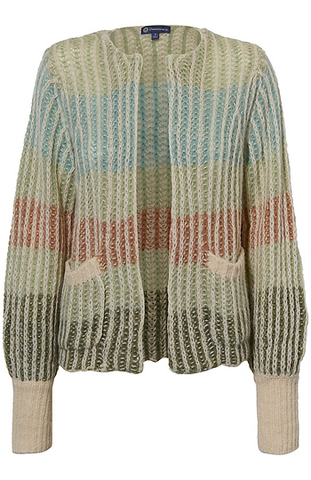 Democracy Blouson Sleeve Open Cardigan Slide 1