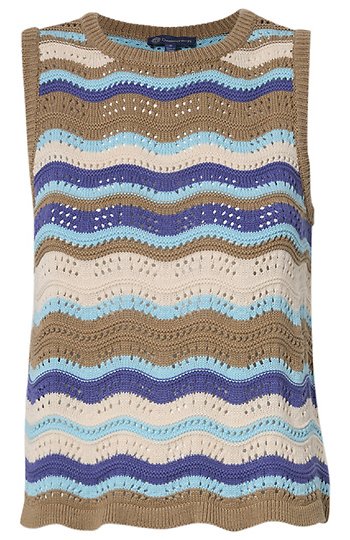 Democracy Wavy Stripe Top Slide 1