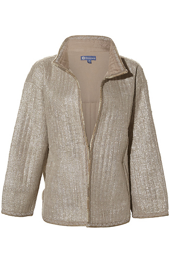 Democracy Long Sleeve Quilted Jacket Slide 1