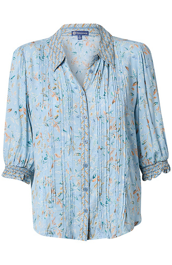 Democracy Floral Print Top Slide 1