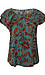 Democracy Floral Flutter Sleeve Top Thumb 1