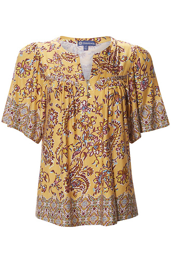 Democracy Mandarin Collar Top Slide 1