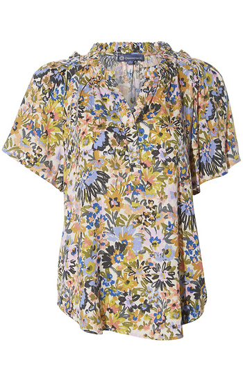 Democracy Floral Top Slide 1