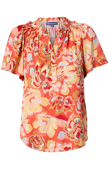 Democracy Floral Top Slide 1