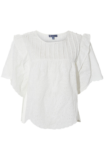Democracy Eyelet Lace Top Slide 1