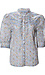 Democracy Puff Sleeve Ruffle Front Top Thumb 1