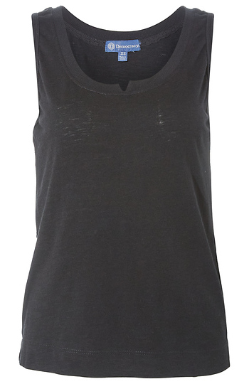 Democracy Scoop Neck Tank Top Slide 1