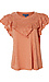 Democracy Double Ruffle Scoop Neck Top Thumb 1