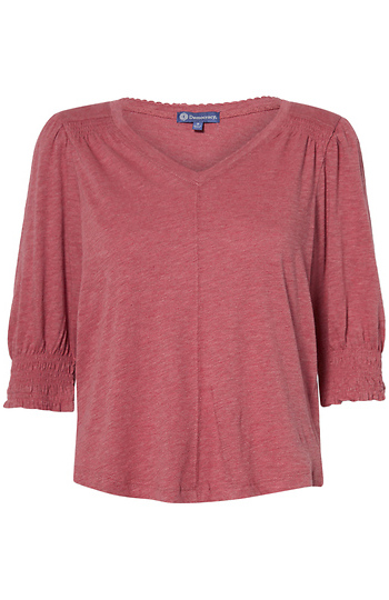 Democracy V-Neck Top Slide 1