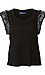 Democracy Flutter Sleeve Mixed Media Top Thumb 1