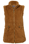 Democracy Collar Zip Front Fur Vest