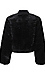 Democracy Faux Fur Cropped Bomber Jacket Thumb 2