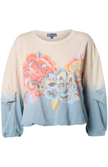 Democracy Dip Dye Sweatshirt Slide 1