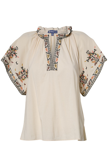 Democracy Split Neck Top Slide 1