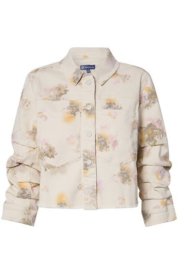 Democracy Printed Jacket Slide 1