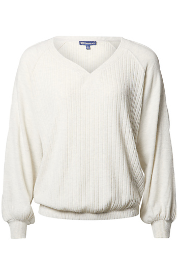 Democracy V-Neck Long Sleeve Slide 1