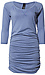 3/4 Sleeve Ruched Dress Thumb 1