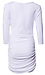 3/4 Sleeve Ruched Dress Thumb 2
