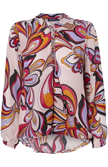 Crossover Printed Top Slide 1