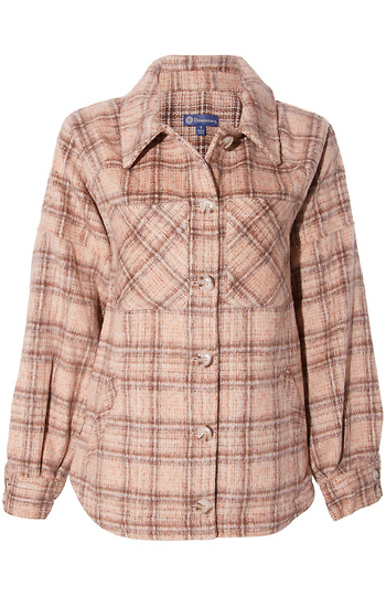 Democracy Plaid Shacket Slide 1