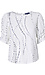 Democracy Ruched Sleeve Printed Top Thumb 1
