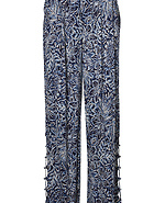 Democracy Tropical Print Wide Leg
