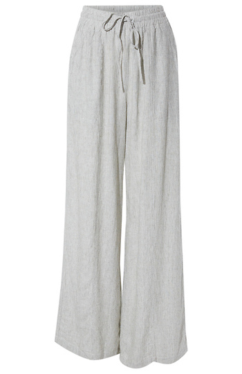 Thread & Supply Wide Leg Linen Pants Slide 1