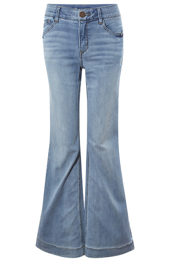 Democracy Mid Rise Retro Flare Jean Slide 1