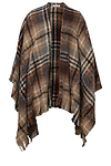 Plaid Poncho