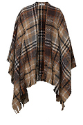Plaid Poncho