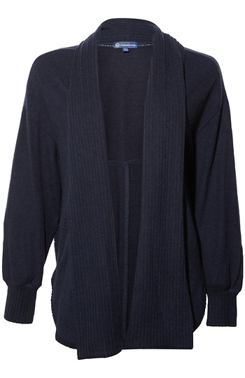 Democracy Rib Contrast Cardigan Slide 1