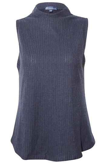 Democracy Sleeveless Mock Neck Knit Top Slide 1