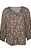 Democracy Floral 3/4 Sleeve Top Thumb 1