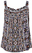 Democracy Printed Sleeveless Top Thumb 2
