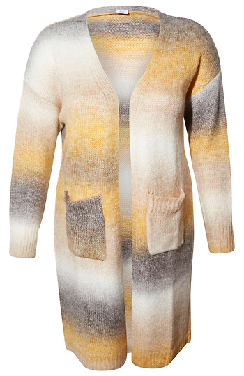 Open Front Long Cardigan Slide 1