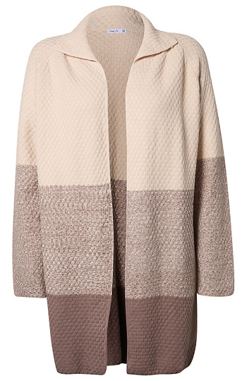 Color block Cardigan Slide 1
