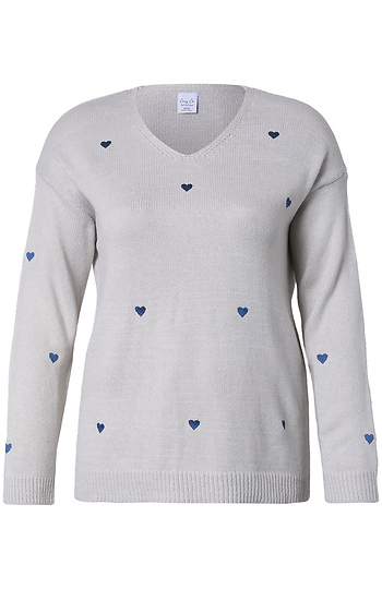 All Over Heart Pullover Slide 1