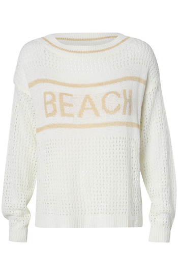 Beach Verbiage Long Sleeve Top Slide 1