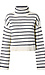 Turtle Neck Striped Sweater Thumb 1