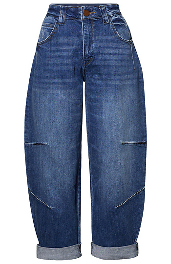 Petite Democracy Barrel Leg Denim Slide 1