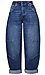 Petite Democracy Barrel Leg Denim Thumb 1