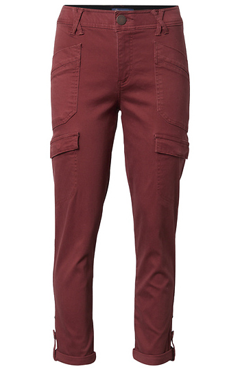 Democracy Ab Solution Petite Mid Rise Utility Pant Slide 1