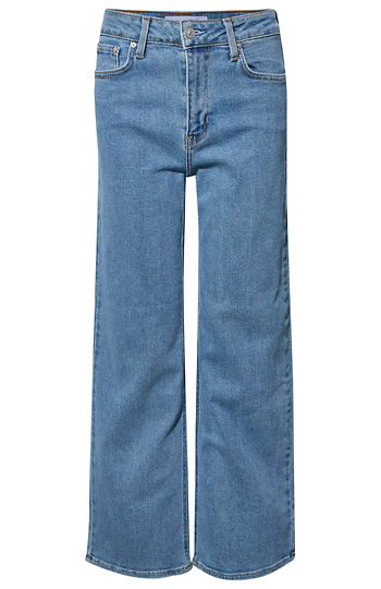 Just Black High Rise Straight Jean Slide 1