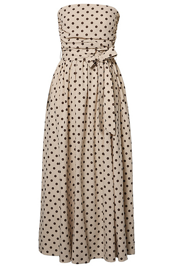 Strapless Midi Dress Slide 1